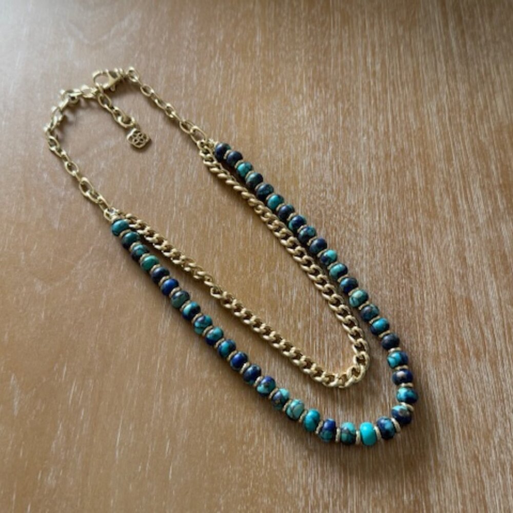Kendra Scott Rebecca-BlueTurquoise Necklace